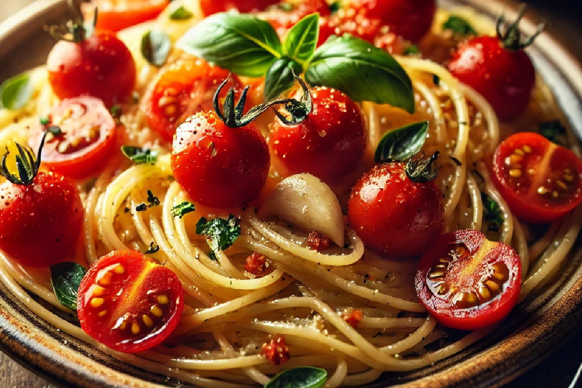 Simple 5-Ingredient Cherry Tomato Pasta