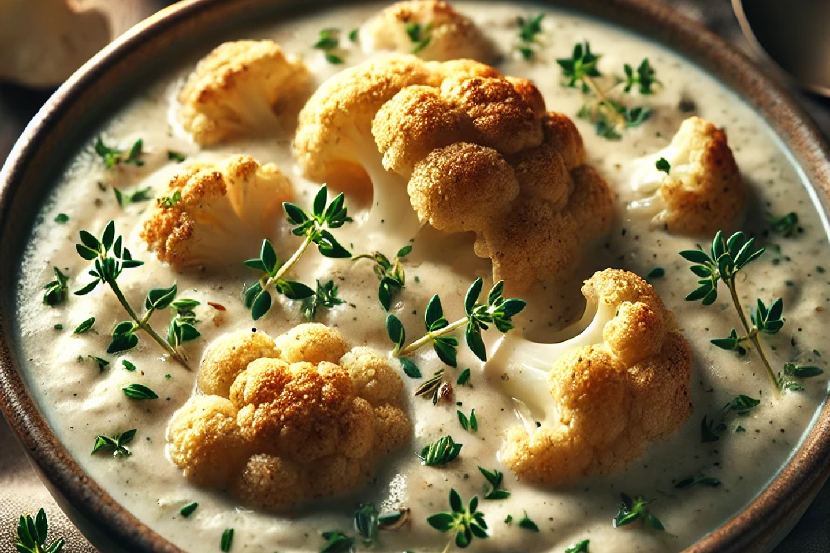 Roasted Cauliflower Soup