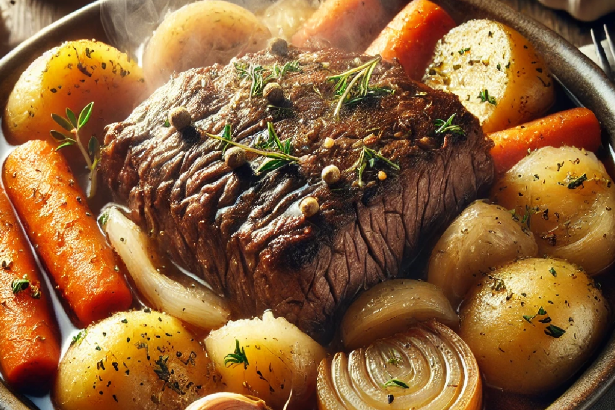 Slow Cooker Pot Roast with Vegetables