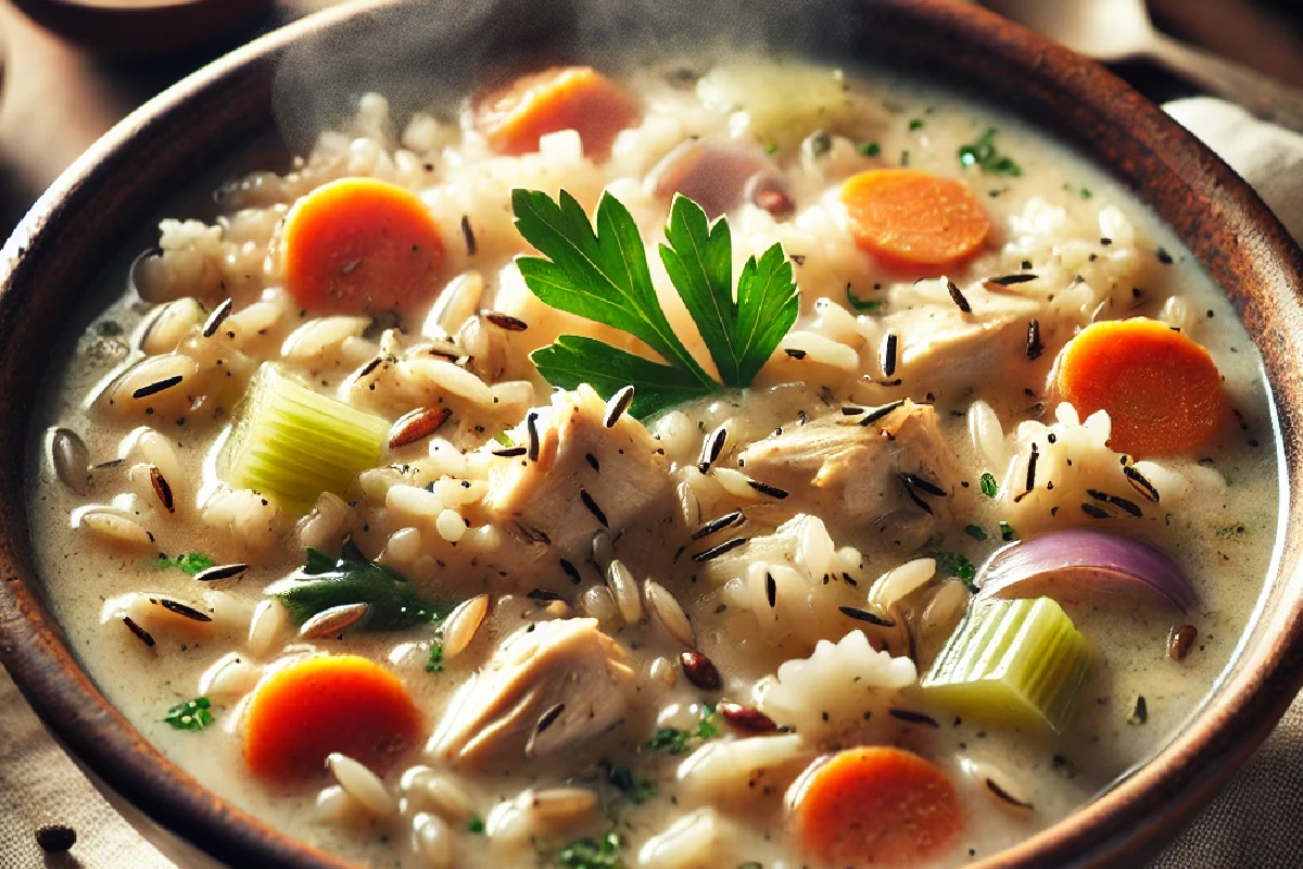 Creamy Chicken and Wild Rice Soup