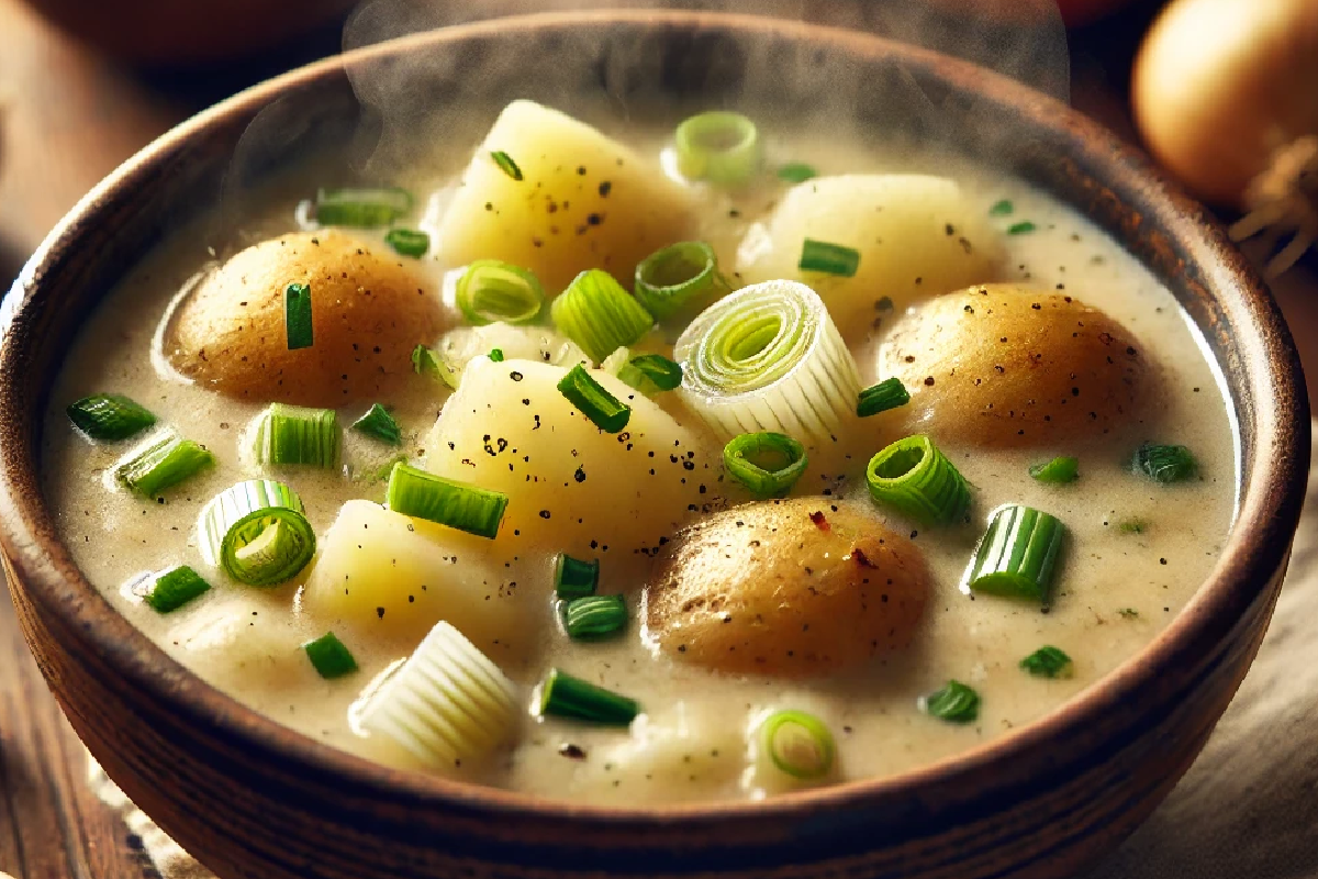 CrockPot Potato and Leek Soup