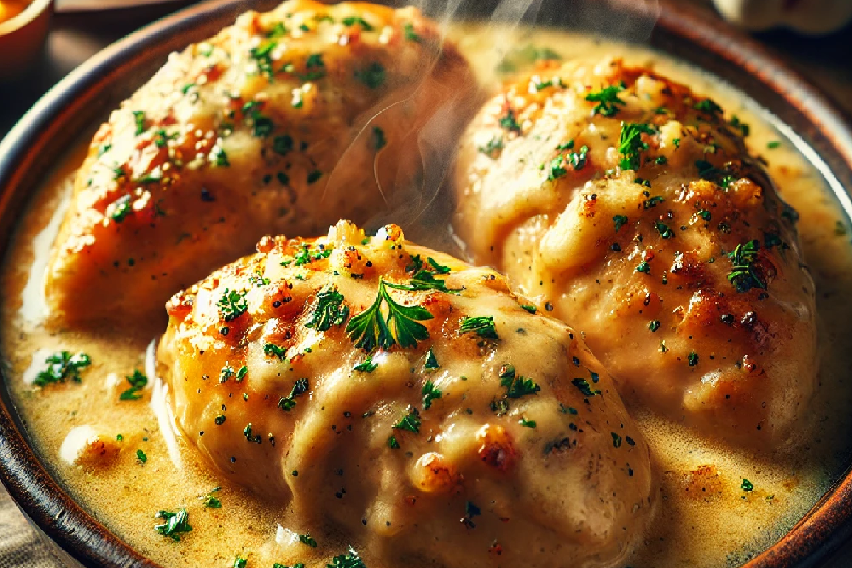 Slow Cooker Garlic Parmesan Chicken