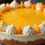 No Bake Orange Creamsicle Cheesecake